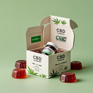 Custom CBD Gummies boxes
