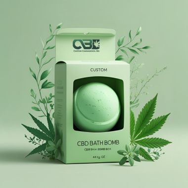 Custom CBD bath bomb boxes